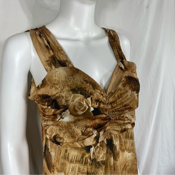 IB Diffusion Roses & Statue of Liberty Sleeveless Maxi Dress - Picture 2 of 7